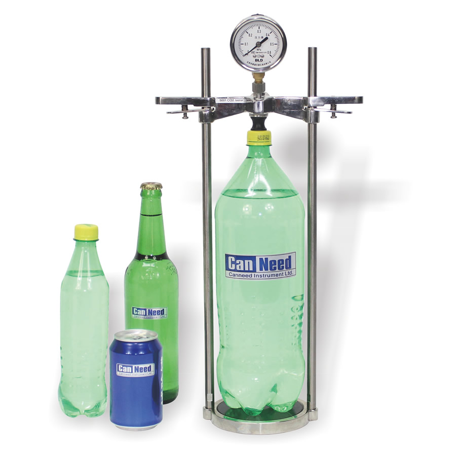 CanNeed CAN-5001 / 5002 — Medidor de CO₂ y presión para envase