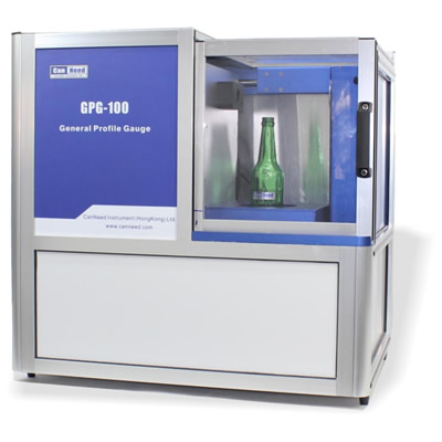 CanNeed GPG-100 — Medidor automático de perfil de cuello de botella de vidrio